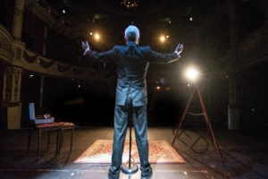 Peter Stanford Swing & Rat Pack Singer On Stage In A Theatre Photographed Facing Audience