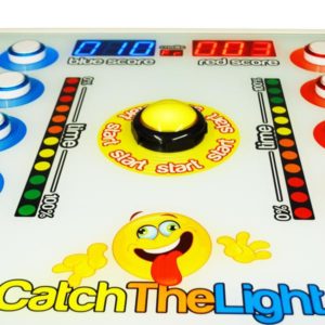 Catch The Light Batak Game Close Up Displaying Brightly Coloured Buttons and Logo