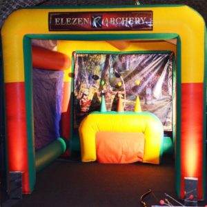 Safe Archery Multi Coloured Inflatable Game With Floating Targets Ready For Play