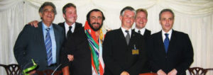 he Three Waiters Singing Waiters Perform For The Three Tenors Pavarotti Carreras and Domingo and Receive a Standing Ovation