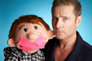 Paul Zerdin With Sam Pink Tape On His Face