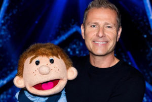 Ventriloquist Paul Zerdin With His Friend Sam