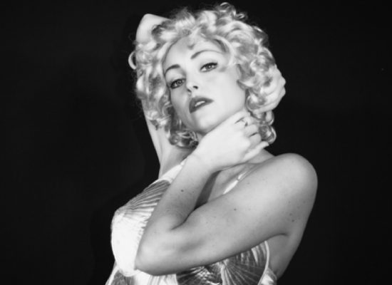 Madonna Tribute Black & White Image Against A Black Background First & Foremost Entertainment Ltd