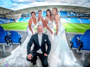 Singing Master Of Ceremonies Amex Stadium Brighton With Four Brides