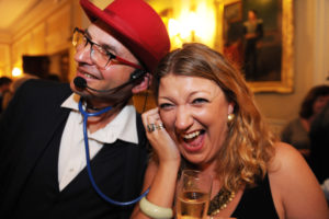 Danny Close Up Magician Causing Hilarity At A Corporate Event With His Magic