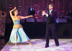 Norvil And Josephine Rings Perfrom Chinese Linking Rings On Stage