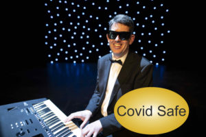 Rod Lounge Cocktail Pianist Orchestral Organ First & Foremost Entertainment Ltd With Covid Safe Button In Black