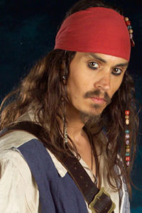 Captain Jack Sparrow Lookalike Johnny Depp Pirates Of The Caribbean