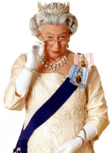 Her Majesty The Queen Lookalike in Full Royal Regalia
