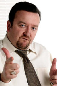 Ricky Gervais Lookalike As David Brent From The Office