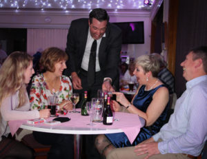 Alexander Close Up Magician Guest Reactions To Card Trick At Party