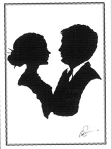 Charles Silhouette Cutter Bride & Groom xample