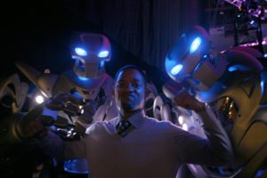 Titan The Robot Illuminated With Will Smith