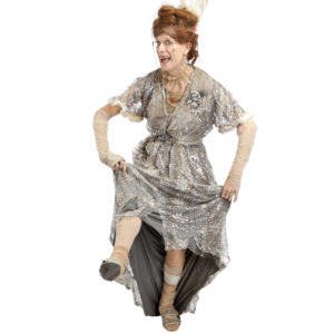 Ida Barr Comedy Hostess Dancing In Silver Dress