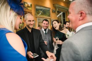 Duncan Close Up Magician With Wedding Guests First & Foremost Entertainment Ltd