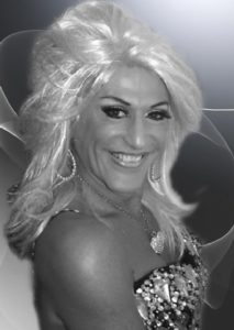 Dave Lynn Drag Artist Black & White Image First & Foremost Entertainment Ltd