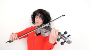Fiesta Viola In Red Stage Costume