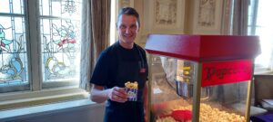 Andy Serving Popcorn @ Grand Hotel Eastbourne