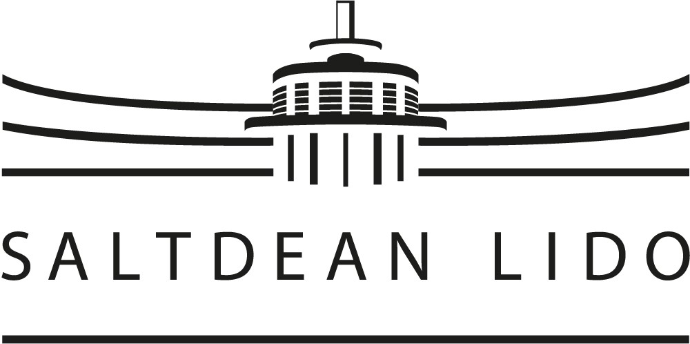 Black & White Logo of Saltdean Lido